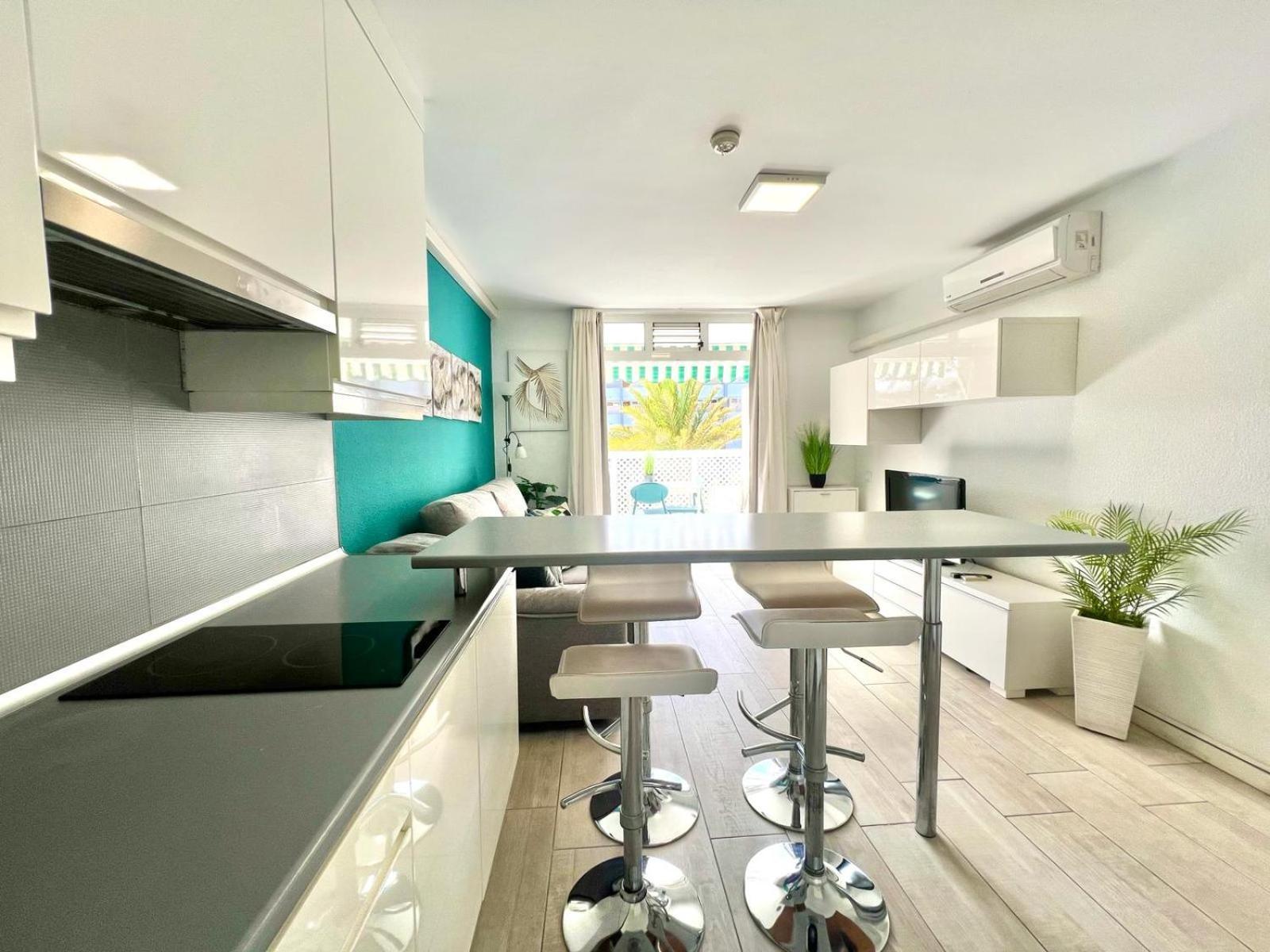 Maspalomas Sandy Beach Apartment 普拉亚戴尔雷安格莱斯 外观 照片